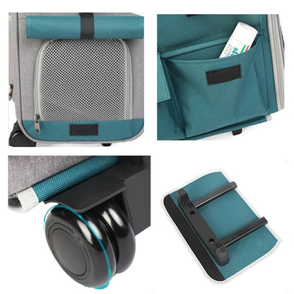 Pet Rolling Carrier with Wheels