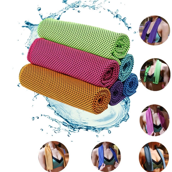 30x100cm Exercise Quick Dry Cooling Towel