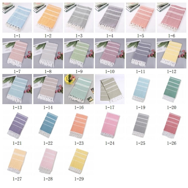 Turkish Beach Bath Towels