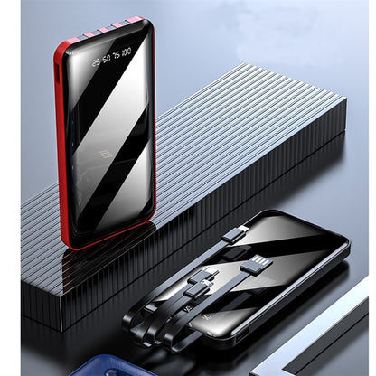10000MAH Mini Power Bank Mirror Screen LED Display
