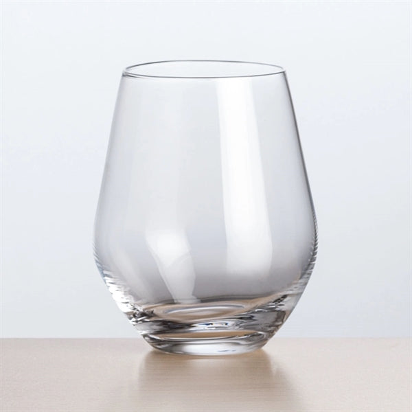 Reina Stemless Wine - Deep Etch