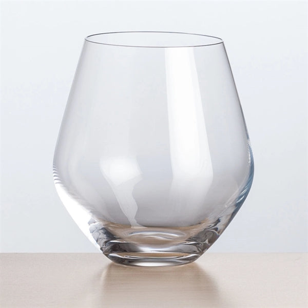 Reina Stemless Wine - Deep Etch