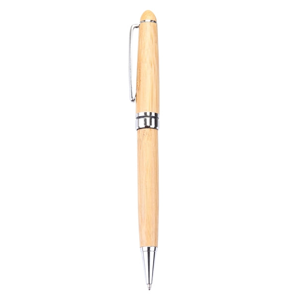 Silver Solstia - Bamboo Twist Ballpoint Pen