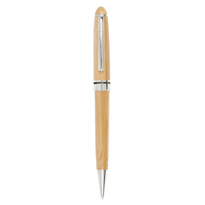 Silver Solstia - Bamboo Twist Ballpoint Pen
