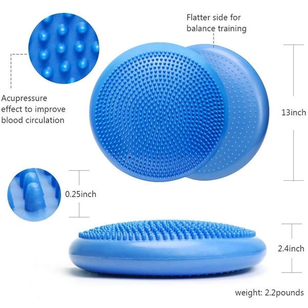 Inflatable Stability Balance Disc Wobble Cushion