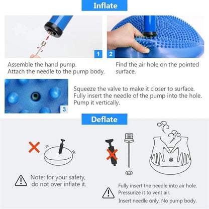 Inflatable Stability Balance Disc Wobble Cushion