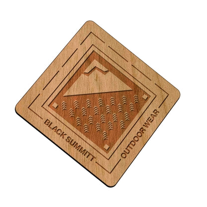 Laser Etched Maple Flexible Wood Magnets