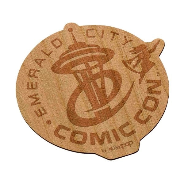 Laser Etched Cherry Wood Stickers