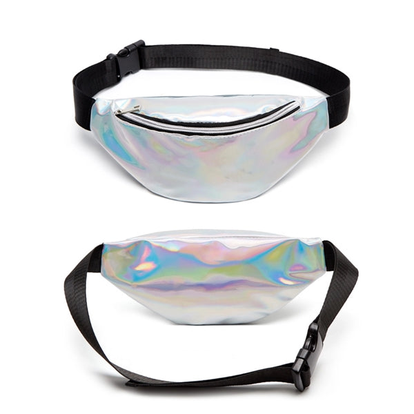 Hologram PU Leather Fanny Waist Pack