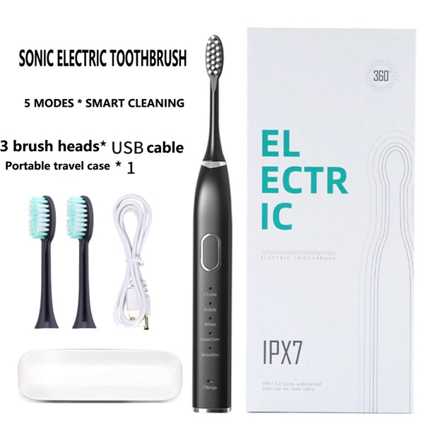 Sonic Electric Toothbrush with Travel Case