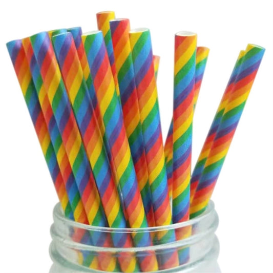 Paper Straw Set - 25 PCS