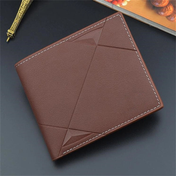 Men's Short Multi-Card Slots Fashion Casual Tri-fold Wallet