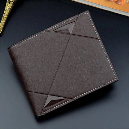 Men's Short Multi-Card Slots Fashion Casual Tri-fold Wallet
