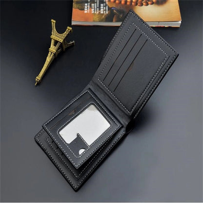 Men's Short Multi-Card Slots Fashion Casual Tri-fold Wallet