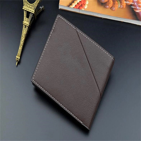 Men's Short Multi-Card Slots Fashion Casual Tri-fold Wallet