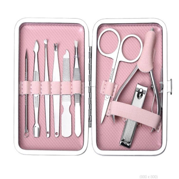 9 Piece Set of Nail Clippers and Manicure Tools  Custom LOGO