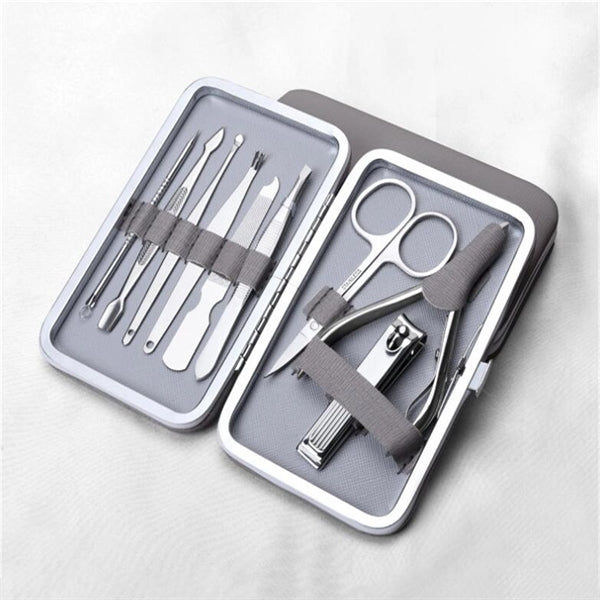 9 Piece Set of Nail Clippers and Manicure Tools  Custom LOGO