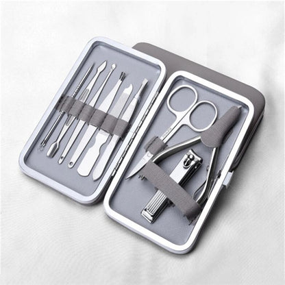 9 Piece Set of Nail Clippers and Manicure Tools  Custom LOGO