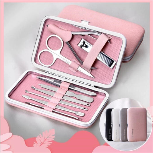 9 Piece Set of Nail Clippers and Manicure Tools  Custom LOGO