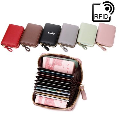 RFID Blocking Leather Wallet