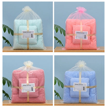 Coral Fleece Bath Beach Towels Set
