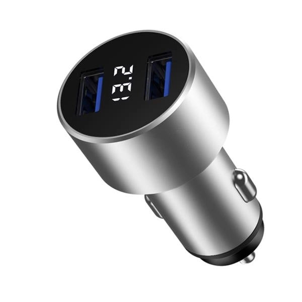 2.4A Dual Port Aluminum USB Car Charger