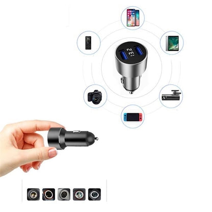 2.4A Dual Port Aluminum USB Car Charger