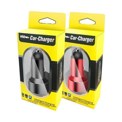 2.4A Dual Port Aluminum USB Car Charger