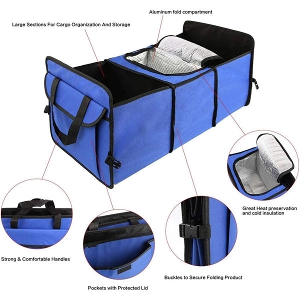 Trunk Organizer with Foldable Compartments