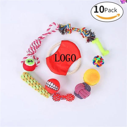 Dog Puppy Toys 10 Pack