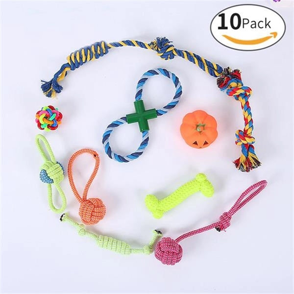 Dog Puppy Toys 10 Pack