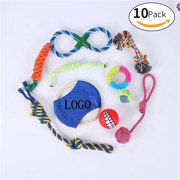 Dog Puppy Toys 10 Pack