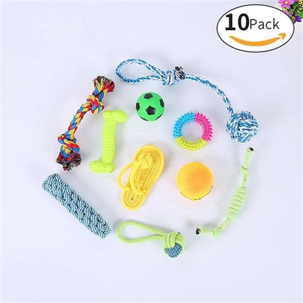 Dog Puppy Toys 10 Pack