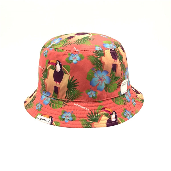 Sublimated Fishing Bucket Hat w/ Adjuster & Brim
