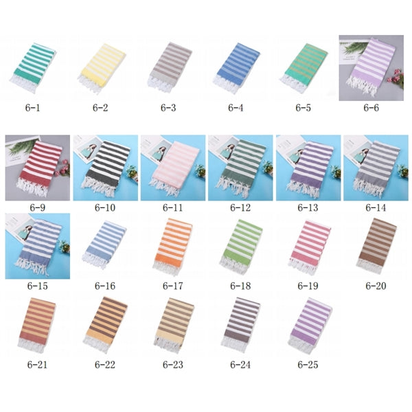 Thick Stripes Turkish Beach Bath Towel