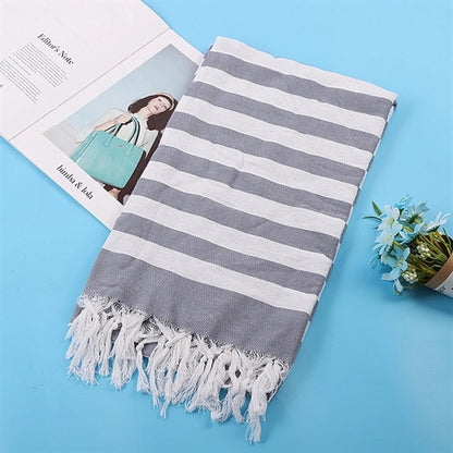 Thick Stripes Turkish Beach Bath Towel
