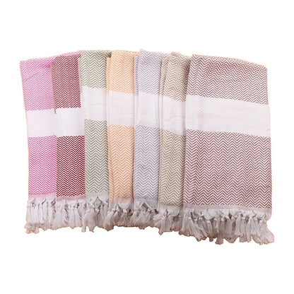 Cotton Turkish Beach Travel Bath Towel