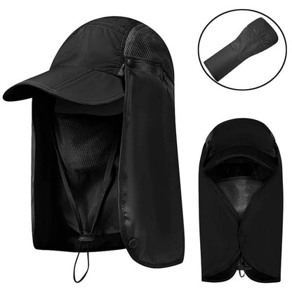 Baseball Fishing Caps with Neck Flap Cover