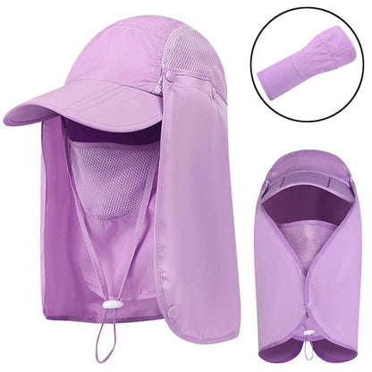 Baseball Fishing Caps with Neck Flap Cover