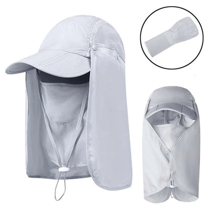 Baseball Fishing Caps with Neck Flap Cover