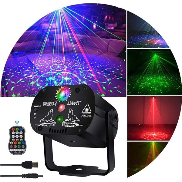 Stage and Club Disco Party Lights (without Button Battery)