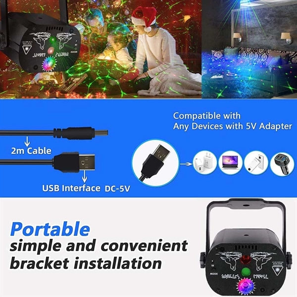 Stage and Club Disco Party Lights (without Button Battery)