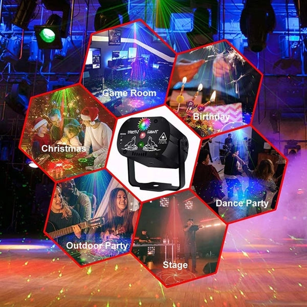 Stage and Club Disco Party Lights (without Button Battery)