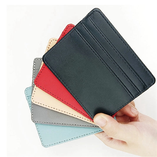 Slim RFID Blocking Card Holder Leather  Pocket Wallet