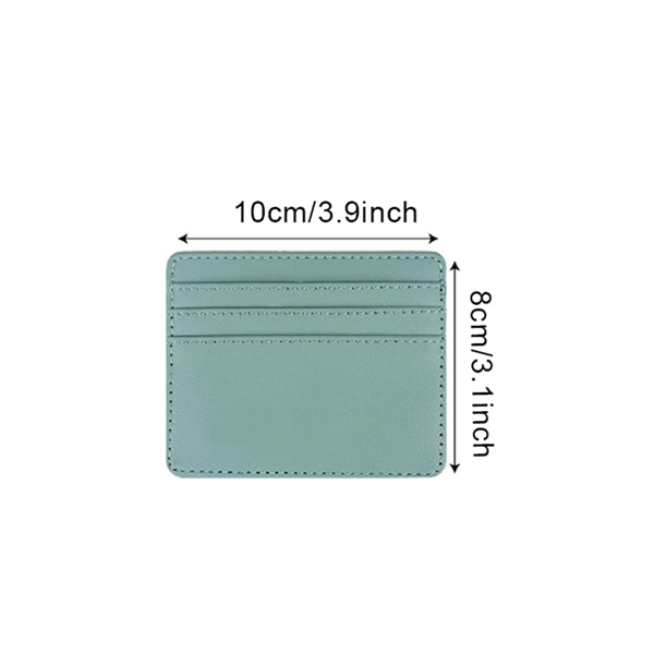 Slim RFID Blocking Card Holder Leather  Pocket Wallet