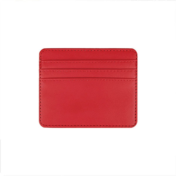 Slim RFID Blocking Card Holder Leather  Pocket Wallet