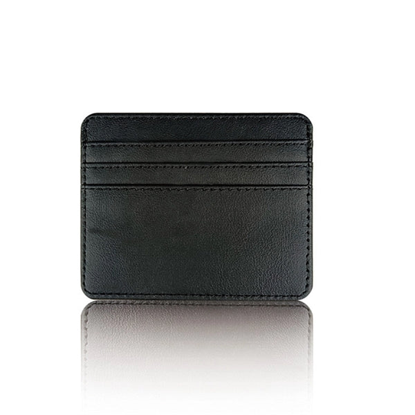 Slim RFID Blocking Card Holder Leather  Pocket Wallet
