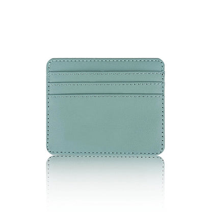 Slim RFID Blocking Card Holder Leather  Pocket Wallet
