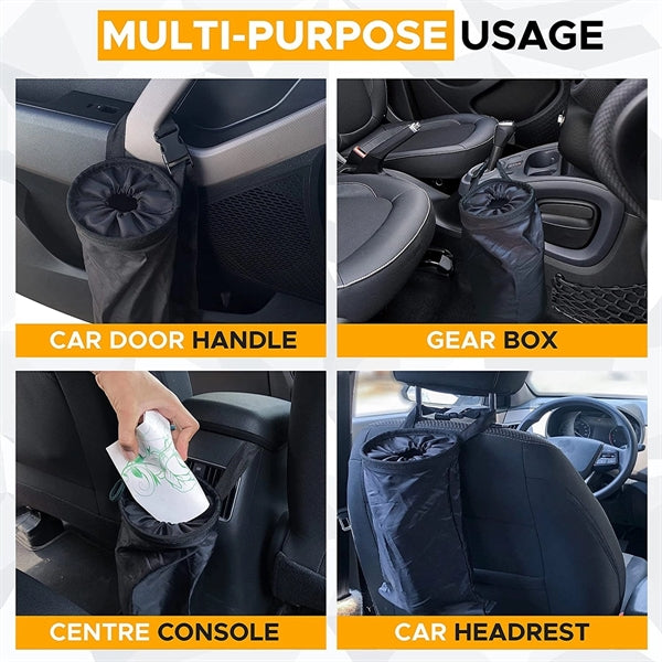 Waterproof Car Trash Can with Lid
