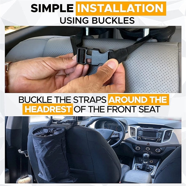 Waterproof Car Trash Can with Lid